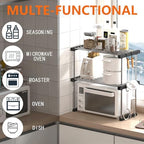 BLULEE Expandable Under Sink Organizer, No-Drill Adjustable Shelf - Image 6