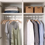 StorageWorks Wooden Hangers 18 Pack, Space Saving No Bump Hangers, Wood - Image 7