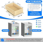 WelFurGeer Soft Close Pull Out Drawers for Cabinets, 14" W x 22" D Pull Out Cabinet Organizer, Space-Saving Cabinet Organizer with Easy Installation, Durable Pullout Drawers for Home Kitchen - Image 3