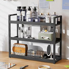 Bathroom Counter Organizer, 3-Tier Bathroom Shelf for Bathroom Kitchen Bedroom,Ideal for Organizing Cosmetics, Perfumes, Soaps, Lotions, and More(Black) - Image 6