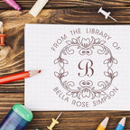 Customized Portable Pre-Inked Beautiful Script Home Library Stamp for Islamic School Teachers - Library Stamp for Books - Custom Made Library Stamping Tool - Ideal for Teachers and Students - Image 6