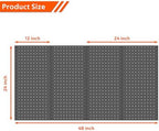 Ultrawall 4 Pcs Metal Pegboard Wall Panels, Peg Boards for Garage Tool Storage (Pack of 2) - Image 2