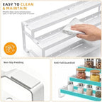 2 Pack Spice Rack Organizer for Cabinet, 13-21.5" Expandable Spicy Shelf - Image 5