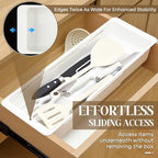 2 Pack Deep Drawer Organizer Adjustable Storage Bin(17.4-27.6") - Image 5