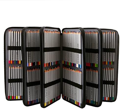 480 Individual-Slots Colored Pencil Case w/Handle & Shoulder Strap - Image 3