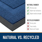 OLANLY Front Door Mat Outside 71x23, All-Season Heavy-Duty Rubber Doormat - Image 3