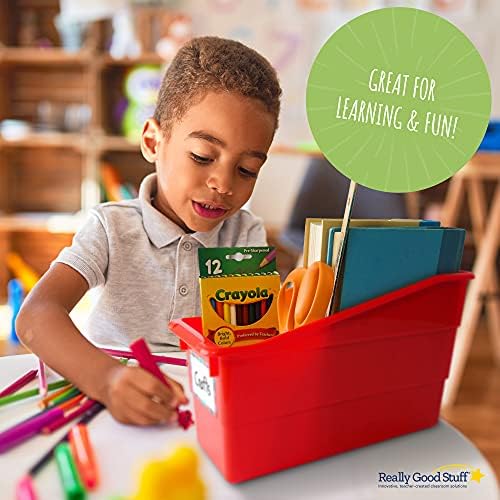 Really Good Stuff Durable Book and Binder Holder, 6-Pack, Group Color - Image 5