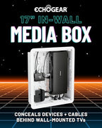 ECHOGEAR 17” in Wall TV Media Box – WiFi Friendly Cable Management Kit - Image 3