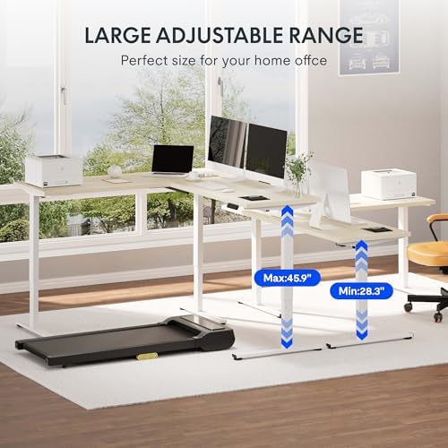 FLEXISPOT 71 x 63 Reversible L-Shaped Corner Standing Desk with Drawers - Image 7