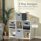 DECOMOMO Storage Bins, Cube Storage Bin with Window - Image 4