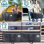 Fabspace Heavy Duty Moving Bags, 93L Collapsible Storage Totes, 10-Pack - Image 6