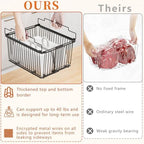 Large Freezer Organizer Bins for 5 to 9 Cu.Ft,Leak-Proof Bottom，6Pack - Image 3