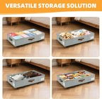 Under Bed Storage with Wheels, Dorm Room Organizer for Clothes Shoes Toys - Image 6