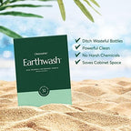 Earthwash Laundry Detergent Sheets (Up To 320 Loads) 160 Scent Free Sustainable Sanitizer Strips - Ideal for Travel & Home Liquidless Laundry by Cleanomic - Image 3