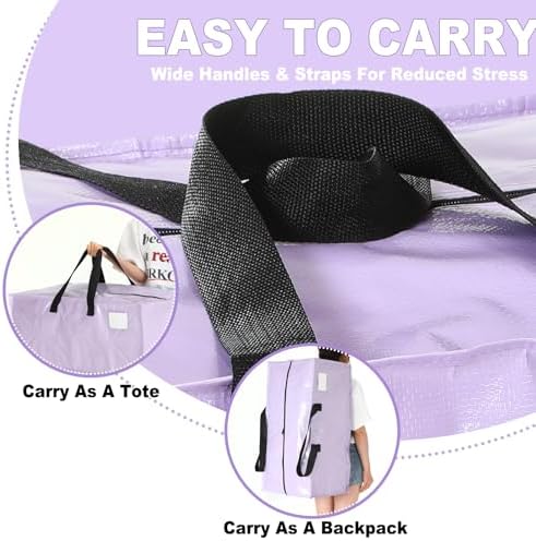 4 Pcs 24 Gallon Extra Large Moving Bags Heavy Duty Storage Bag - Image 4