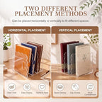 1 PC Scalloped Acrylic Magazine Holder, File Organizer, Handle Cutout Style - Image 5