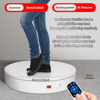 13.8Inch/35cm Remote 360 Rotating Platform,400lbs Capacity Electric Motorized Turntables, Motorized Rotating Display Stand Photography Turntable motorized lazy susan Heavy Duty Turntable for Photography,3D Scanner - Image 7