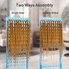 Yumkfoi Adjustable Braiding Hair Rack 160 Pegs, Double-Sided Braiding Rack - Image 2