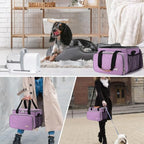 Dog Grooming Vacuum Bag, Pet Grooming Kit Bag Perfect for Dog Hair Vacuum & Grooming Tool Kit Accessories- Purple - Image 6