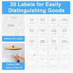 3+1 Pack Laundry Pods Containers & Dryer Sheet Holder & Laundry Detergent Dispenser, Laundry Room Organization and Storage Jars with Lids, Labels and Scoops for Scent Booster, Powder, Pods - Image 4