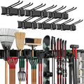 TIDYME Garage Wall Organizer, Shovel Holder Wall Mount, 96" Double Hooks by Tidyme