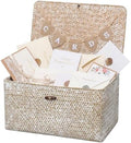 Geelin Seagrass Wedding Card Basket with Card Banner,14 Inch,White by Geelin