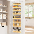 8 Tier Pantry Door Organizer Storage Spice Rack Adjustable Basket 73.35"H by Unknown