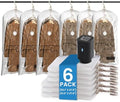 TAILI Hanging Vacuum Storage Bags for Clothes,6 Combo with Pump by TAILI