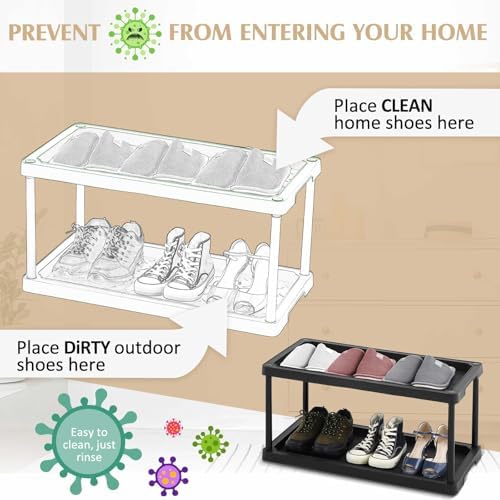 Cinnvoice Boot Tray Rack for Entryway, 28" d X 14.5" w X 14.5" h - Image 6