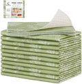 Cooyes Drawer & Shelf Liner for Kitchen Cabinets, Breathable Cloth Material, Machine Washable, Refrigerator Liners with Non-Slip Particles, Keep Produce Fresh Longer, 12 Pack, 12" * 24", Sage Green by Cooyes