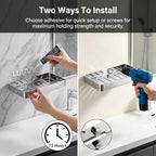 PureBox Shower Caddy 304 Stainless Steel 2 Pack 4.7x9 Bathroom Shelf - Image 7