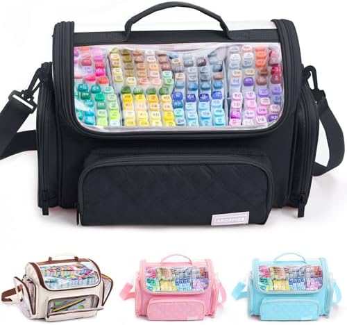 Large Marker Case for 200-300 Markers, Marker Organizer Bag,Pen Storage by APOFFICE