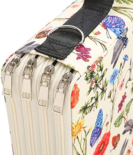 384 Slots Pencil Case, 4-Layer Organizer with Shoulder Strap - Image 5