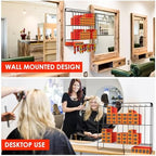 Large Hair Color Organizer, 2 Tiers Color Storage for Salon Wall Mount - Image 4
