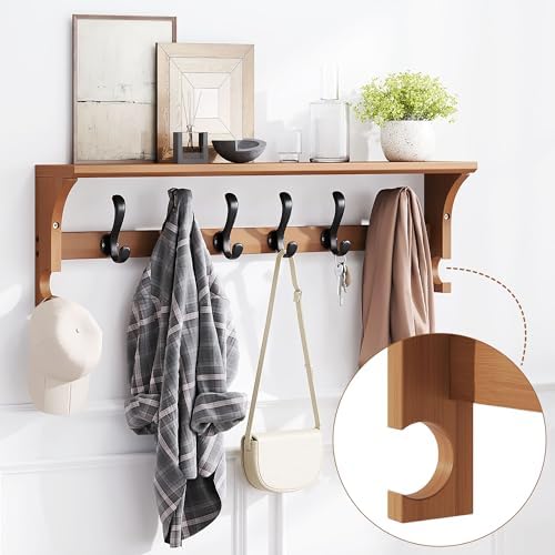 PETKABOO 39.4" Bamboo Shoe Rack Bench with Coat Rack, 3-Tier Entryway Bench with Thick Cushion, Flip-Top & Side Baskets, Holds Up to 550 LBS for Hallway, Living Room, Bedroom - Image 5