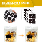 Airtight Food Storage Containers with Lids, 7-Piece BPA-Free Canister Set - Image 6