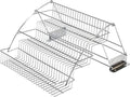Hardware Resources 3-Tier Pull Down Spice Rack - Chrome-Finished Steel Retractable Organizer for Spice Bottles & Seasoning Jars - Easy to Install, Screws Included - Fits 15” Opening Wall Cabinet by Hardware+Resources