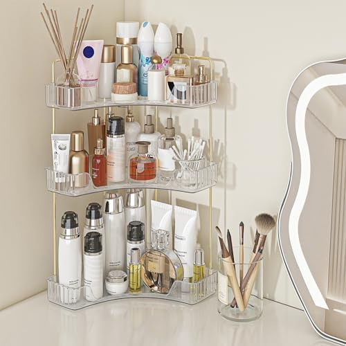 Webetop Corner Bathroom Organizer, 3 Tier Storage for Countertop by Webetop