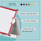Tarifold Desktop Reference Display System, 10 Pockets, Expandable, Red - Image 3