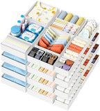 DIMJ Drawer Organizer Clothes 20 Pack - Foldable Baby Organizers and Storage & Dresser Organizer for Bedroom, Closet - Nursery Organization Dresser Dividers for underwear, Sock,Bra, Belt, Tie, White by DiMJ