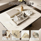 Natural Travertine Marble Vanity Bathroom Tray, 12 x 6 Inch Elegant Home Decor Tray for Kitchen,Bathroom,Dresser, Coffee Table,Sink Storage Holder Organizer, Gray Travertine (NS052) - Image 3