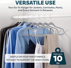 DEILSY™ Non-Velvet Thin Hangers Space Saving Gray Hangers 50 Pack - Image 6