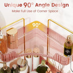 Corner Bathroom Counter Organizer 3-Tier Bathroom Organizer - Image 3