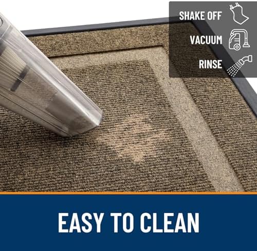 OLANLY Front Door Mat Outside 59x40, All-Season Heavy-Duty Rubber Doormat - Image 6