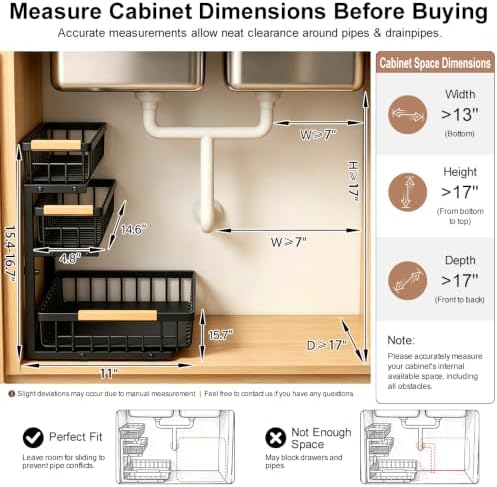 Under Sink Organizer, 3-Tier Storage - Image 7