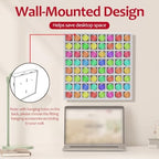 64 Grids Paint Organizer, Wall Mountable Craft Paint Storage Rack - Image 5