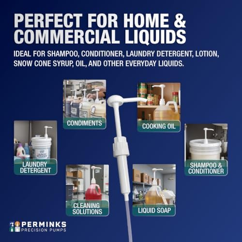 5 Gallon Pump Dispenser - Bucket, Jug & Bottle, Shampoo, Detergent, 12 Pack - Image 5