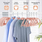 Velvet Hangers Felt Clothes Hangers 50 Pack Pink - Image 2