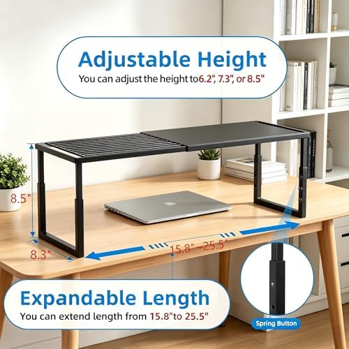 Cabinet Shelves, 4 Pack Stackable Shelves for Pantry Storage - Image 2