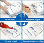 Vacuum Storage Bags, Space Saver Vacuum Seal Storage Bags 35-Pack Sealer Bags for Clothes, Clothing, Bedding, Comforter, Blanket (35C) - Image 2